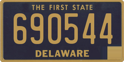 DE license plate 690544