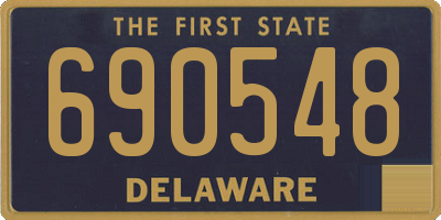 DE license plate 690548