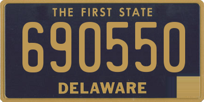 DE license plate 690550