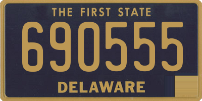DE license plate 690555