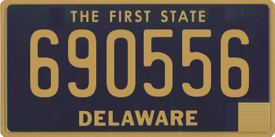 DE license plate 690556