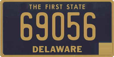 DE license plate 69056