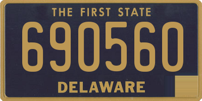 DE license plate 690560