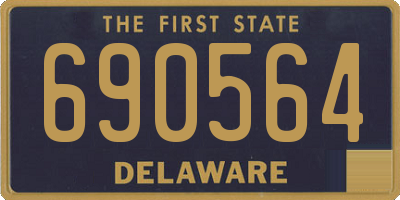 DE license plate 690564