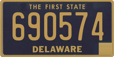 DE license plate 690574