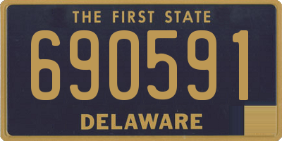 DE license plate 690591