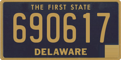 DE license plate 690617