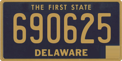 DE license plate 690625