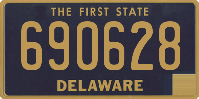 DE license plate 690628