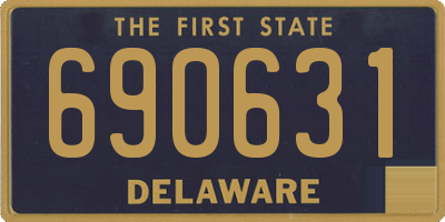 DE license plate 690631