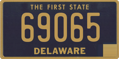 DE license plate 69065