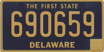 DE license plate 690659