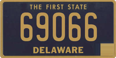 DE license plate 69066