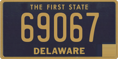 DE license plate 69067