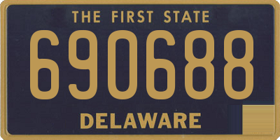 DE license plate 690688