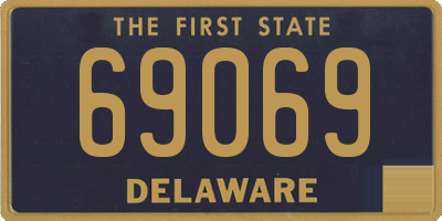 DE license plate 69069