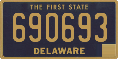 DE license plate 690693