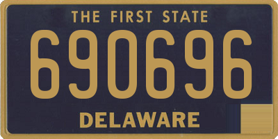 DE license plate 690696