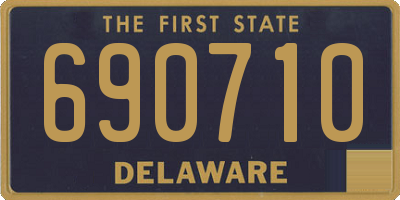 DE license plate 690710