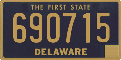 DE license plate 690715