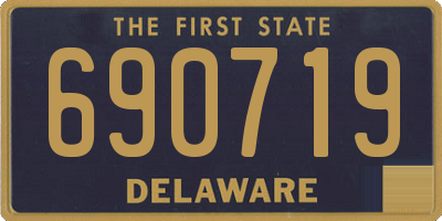 DE license plate 690719