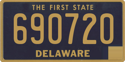 DE license plate 690720