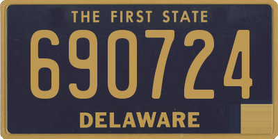 DE license plate 690724