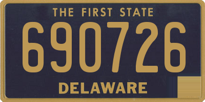 DE license plate 690726