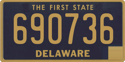 DE license plate 690736