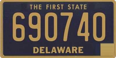 DE license plate 690740