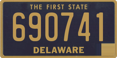 DE license plate 690741