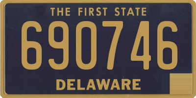 DE license plate 690746