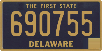 DE license plate 690755