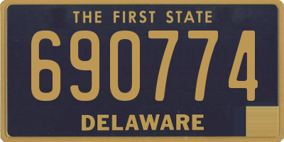 DE license plate 690774