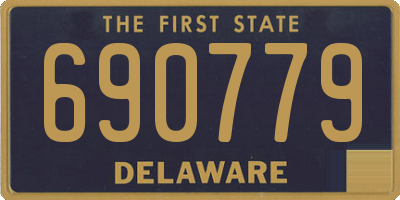 DE license plate 690779