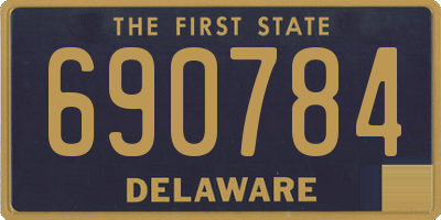 DE license plate 690784