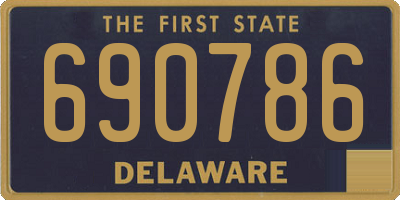 DE license plate 690786