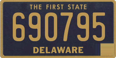 DE license plate 690795
