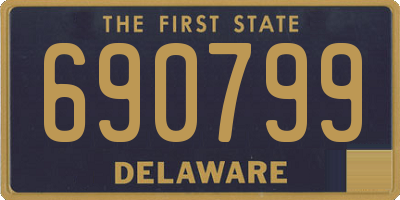 DE license plate 690799
