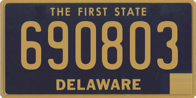DE license plate 690803