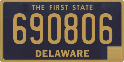 DE license plate 690806