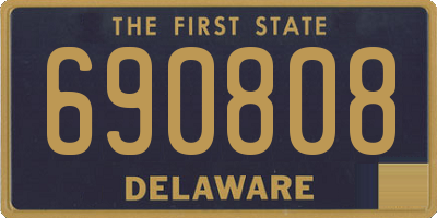 DE license plate 690808
