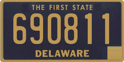 DE license plate 690811