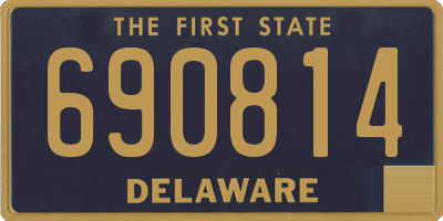 DE license plate 690814