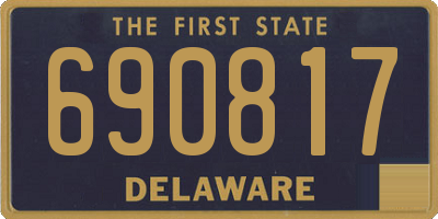 DE license plate 690817