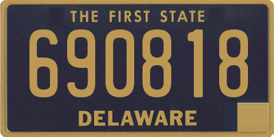 DE license plate 690818