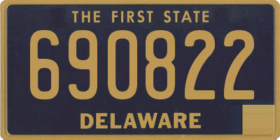 DE license plate 690822