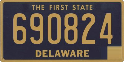 DE license plate 690824