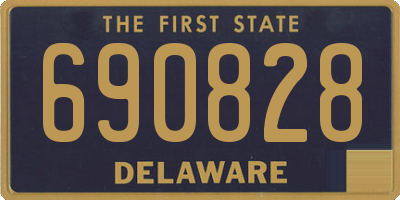DE license plate 690828
