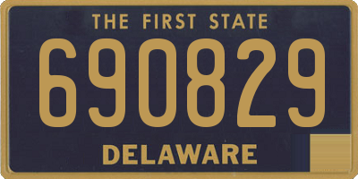 DE license plate 690829